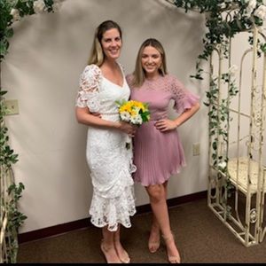 Lavender short dress